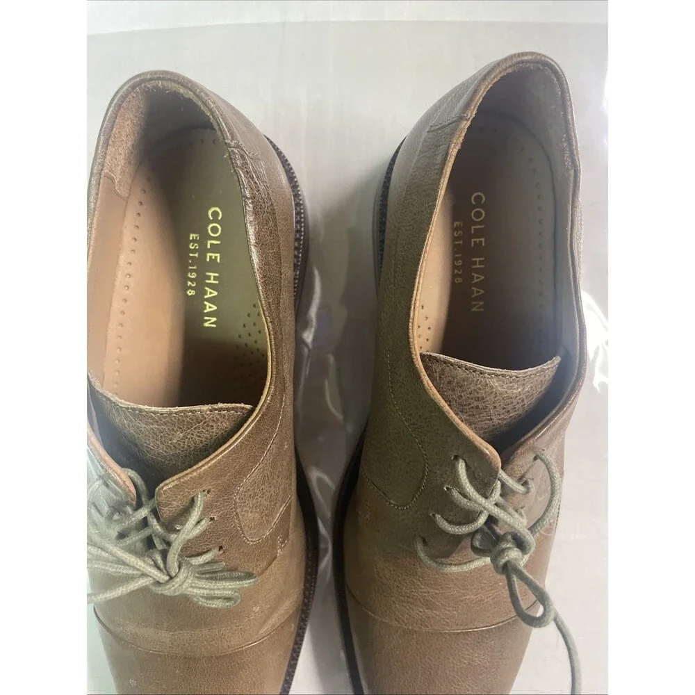 Cole Haan Mens 9 CAP Toes Oxford Dress Shoes Lace-up Classic Comfort Office